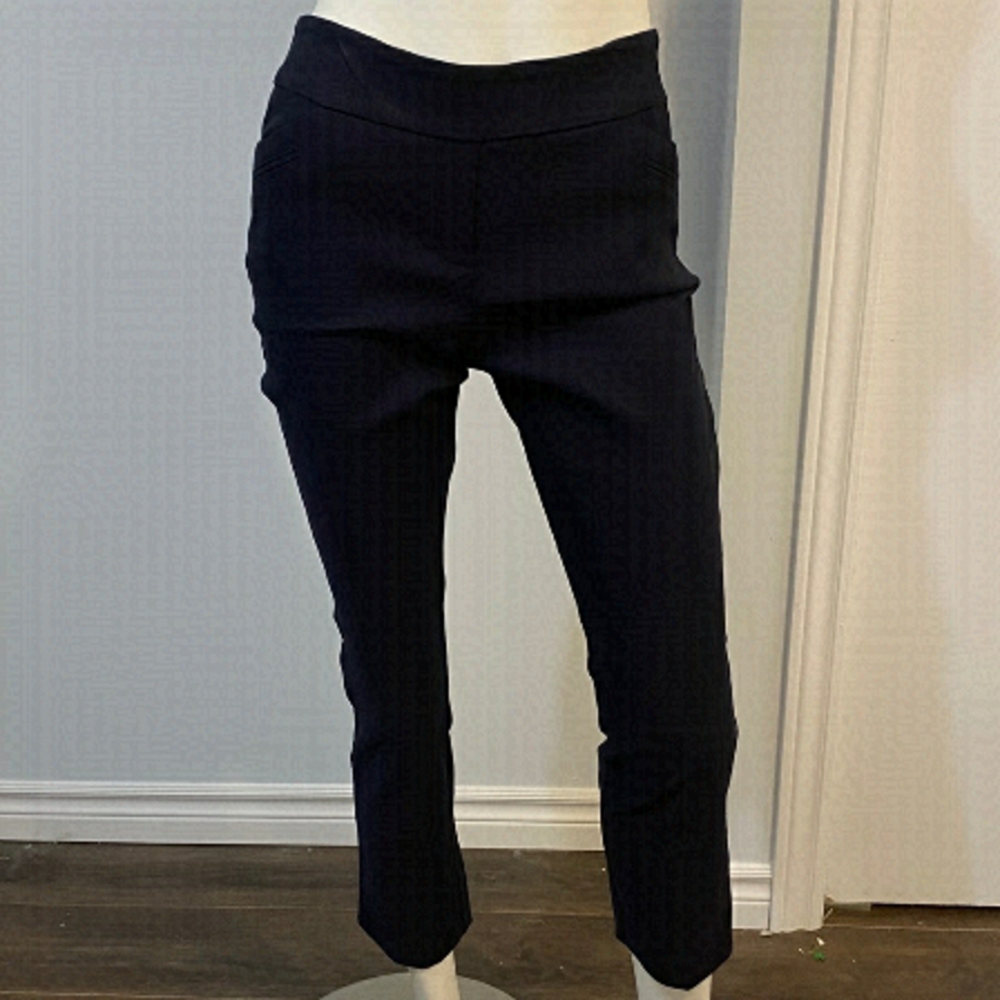 REITMANS 6P Black dress pants pockets Petites